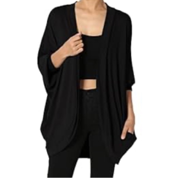 Zenana Outfitters Sweaters - Zenana cocoon cardigan - black